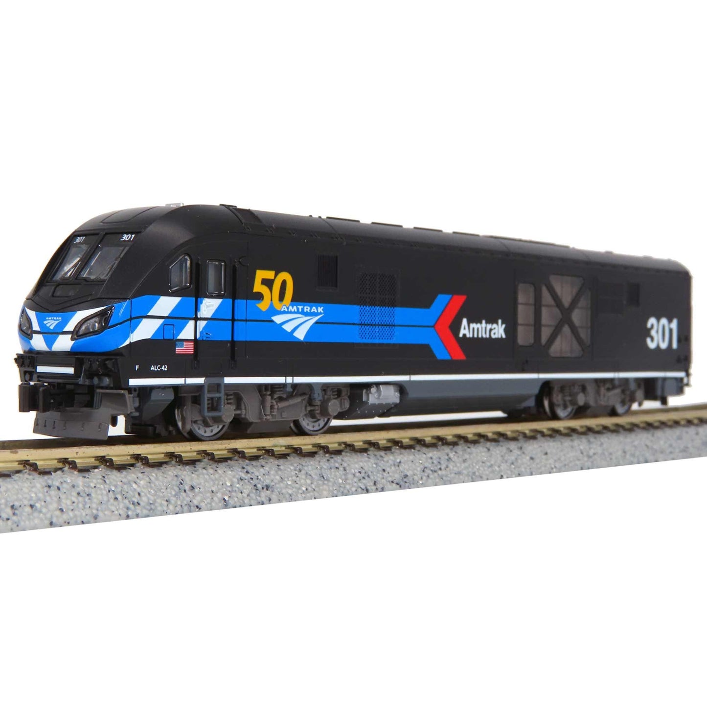N ALC-42 Charger Amtrak Locomotive Day One #301 (KAT1766050)