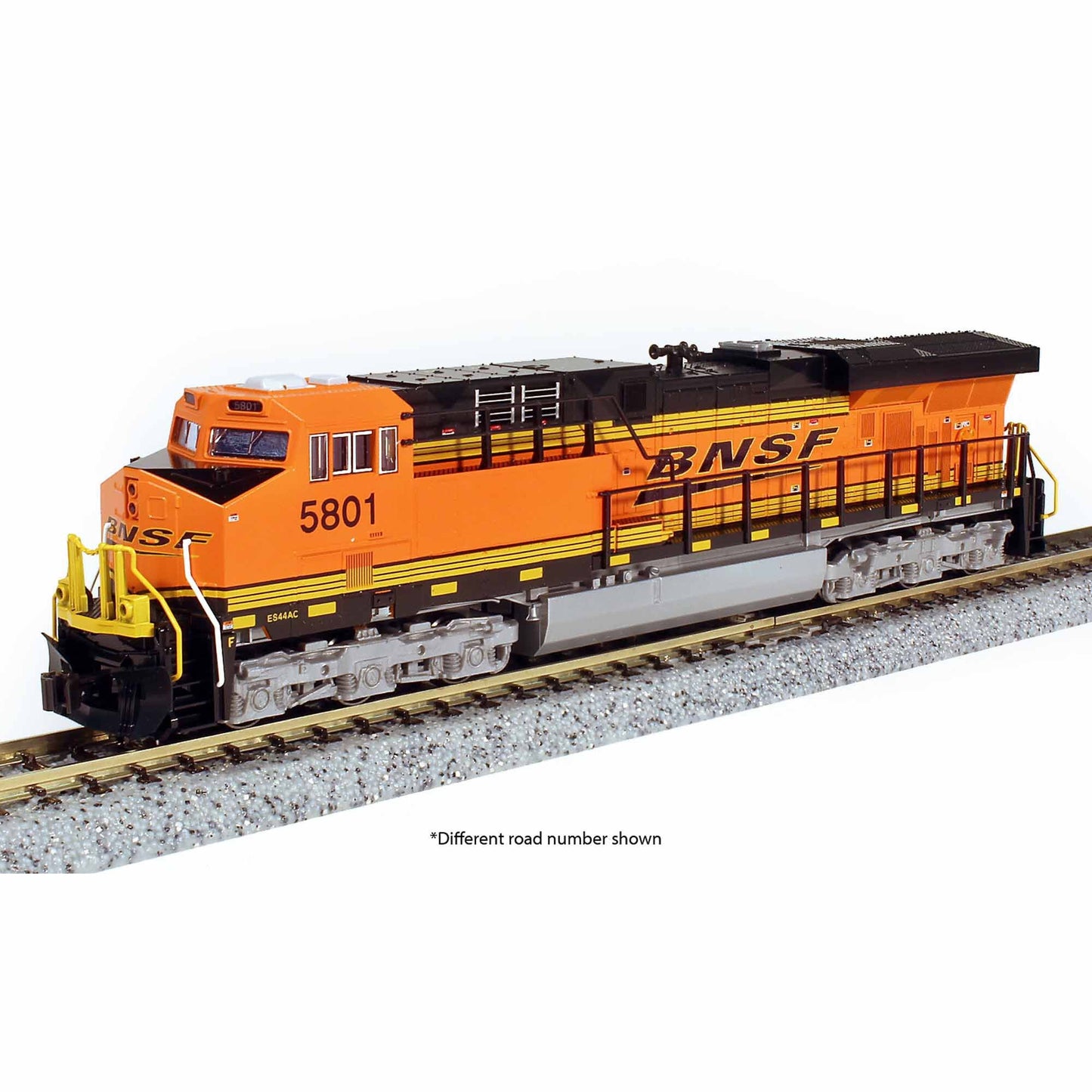 N GE ES44AC Locomotive BNSF Swoosh #5953 with Digitrax DCC (KAT1768953DCC)