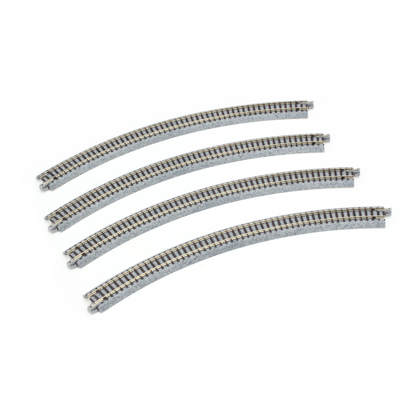 N 348mm 13-3/4 Radius Curve 45-Degree Track (4-Pack) (KAT20132)