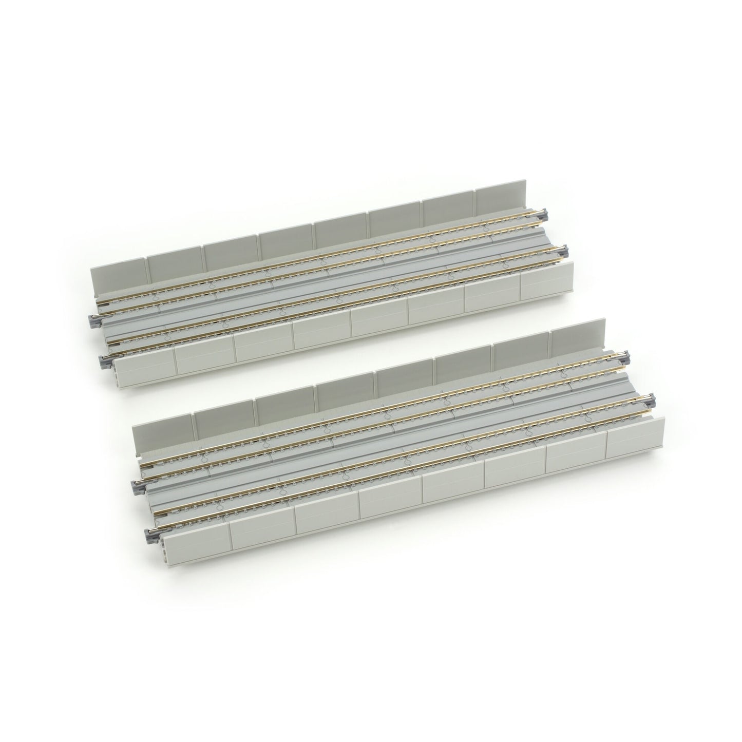 N 248mm 9-3/4 Inch Straight Double Viaduct Concrete (2) (KAT20401)
