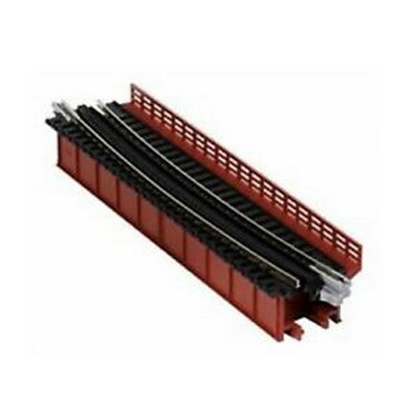 N 17.6" Single Curve Girder Bridge Red 15 Degree (KAT20465)