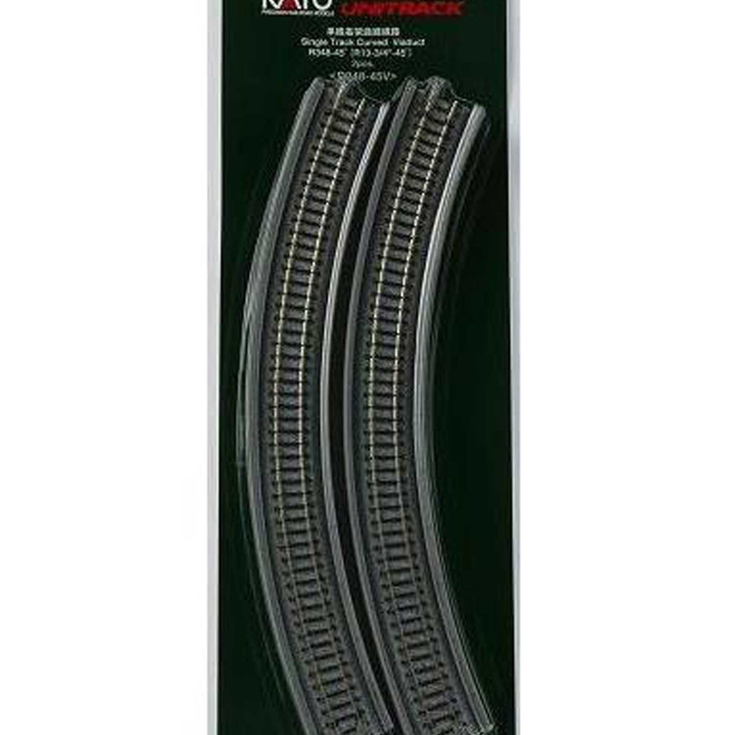 N 348mm 13-3/4" Radius 45-Degree Viaduct (2) (KAT20530)
