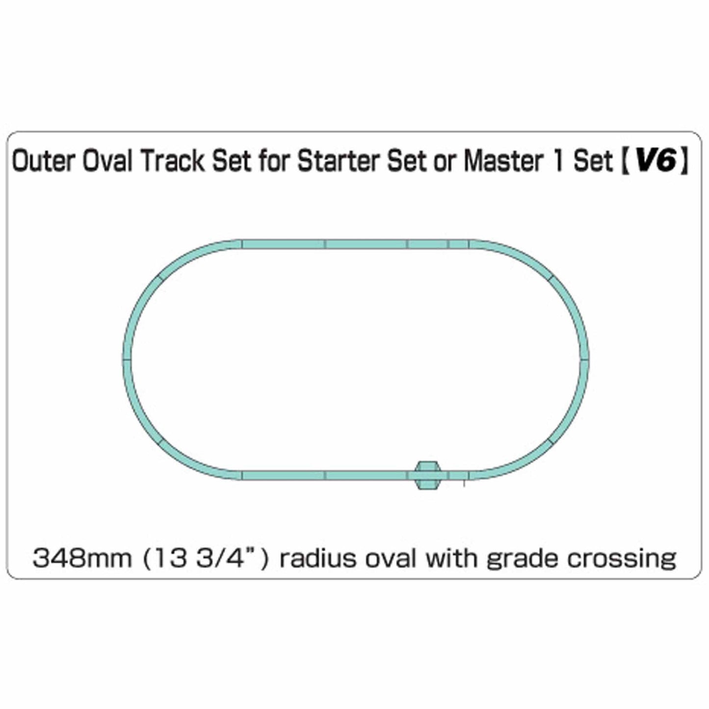 N V6 Outer Oval Track Set (KAT20865)