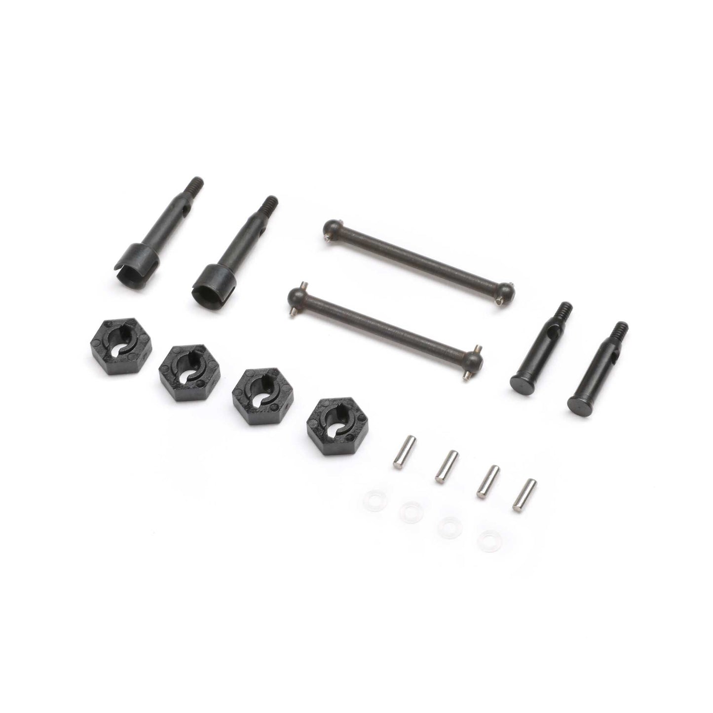 Drive Shafts Axles and Wheel Hexes for Micro-B (LOS-1764)