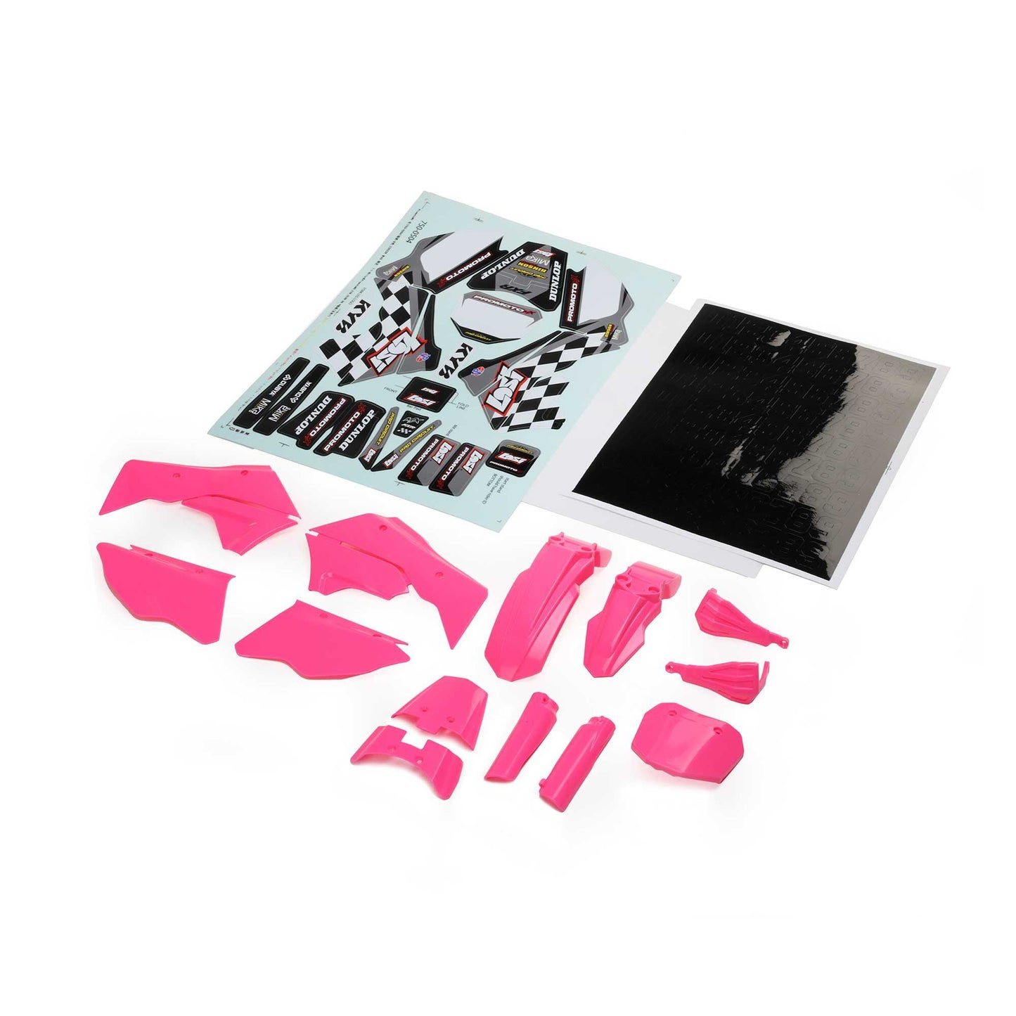Plastics with Wraps Pink for Losi Promoto-MX/SM (LOS-2302)
