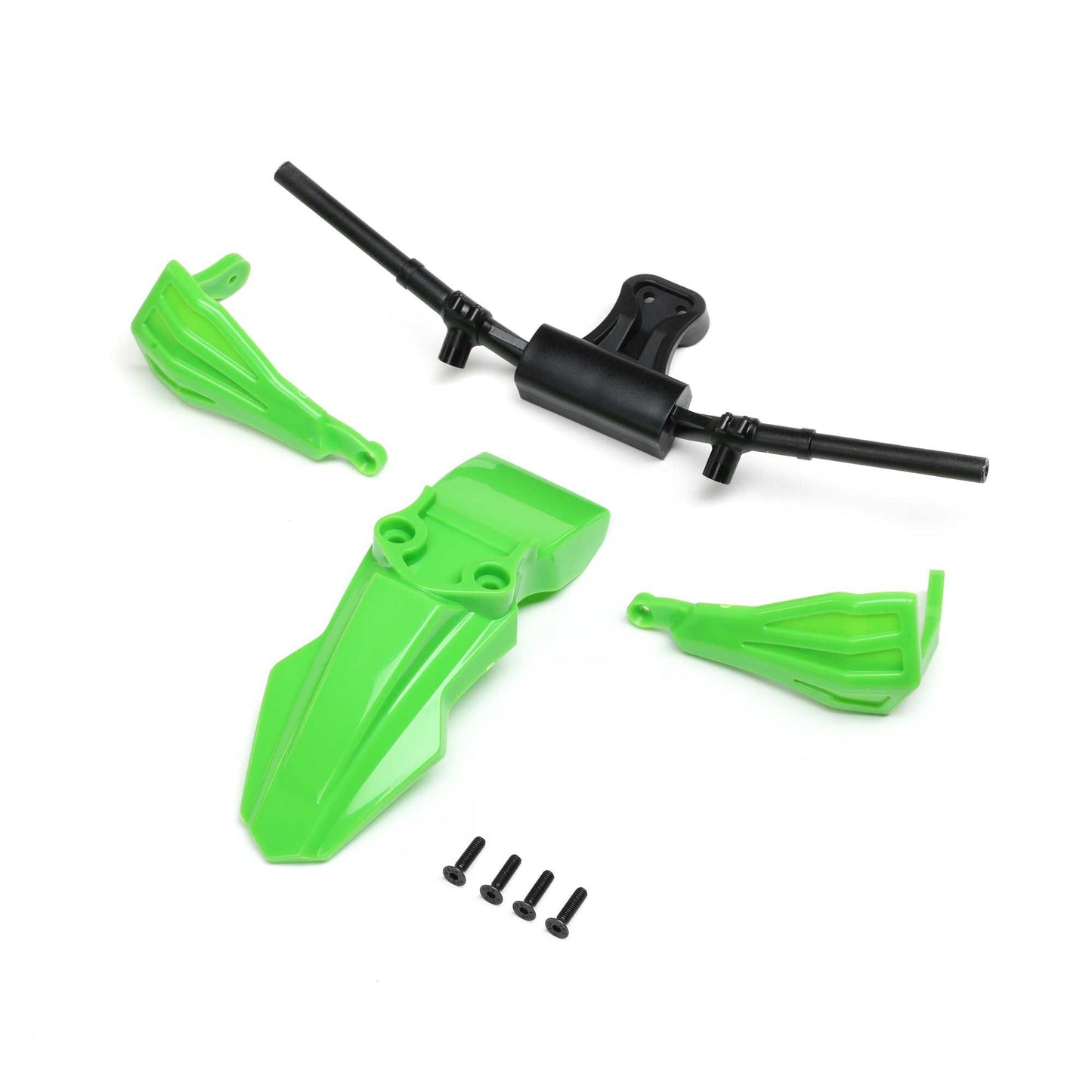 Green Fender Handguards and Handle Bars for Losi Promoto-SM Motorcycle (LOS-2308)