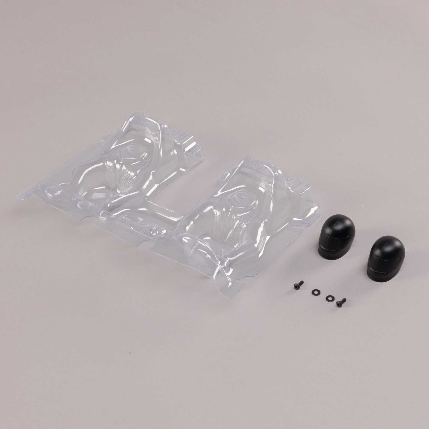 Interior Set with Helmets Clear for 1/10 Baja Rey 2.0 (LOS230136)