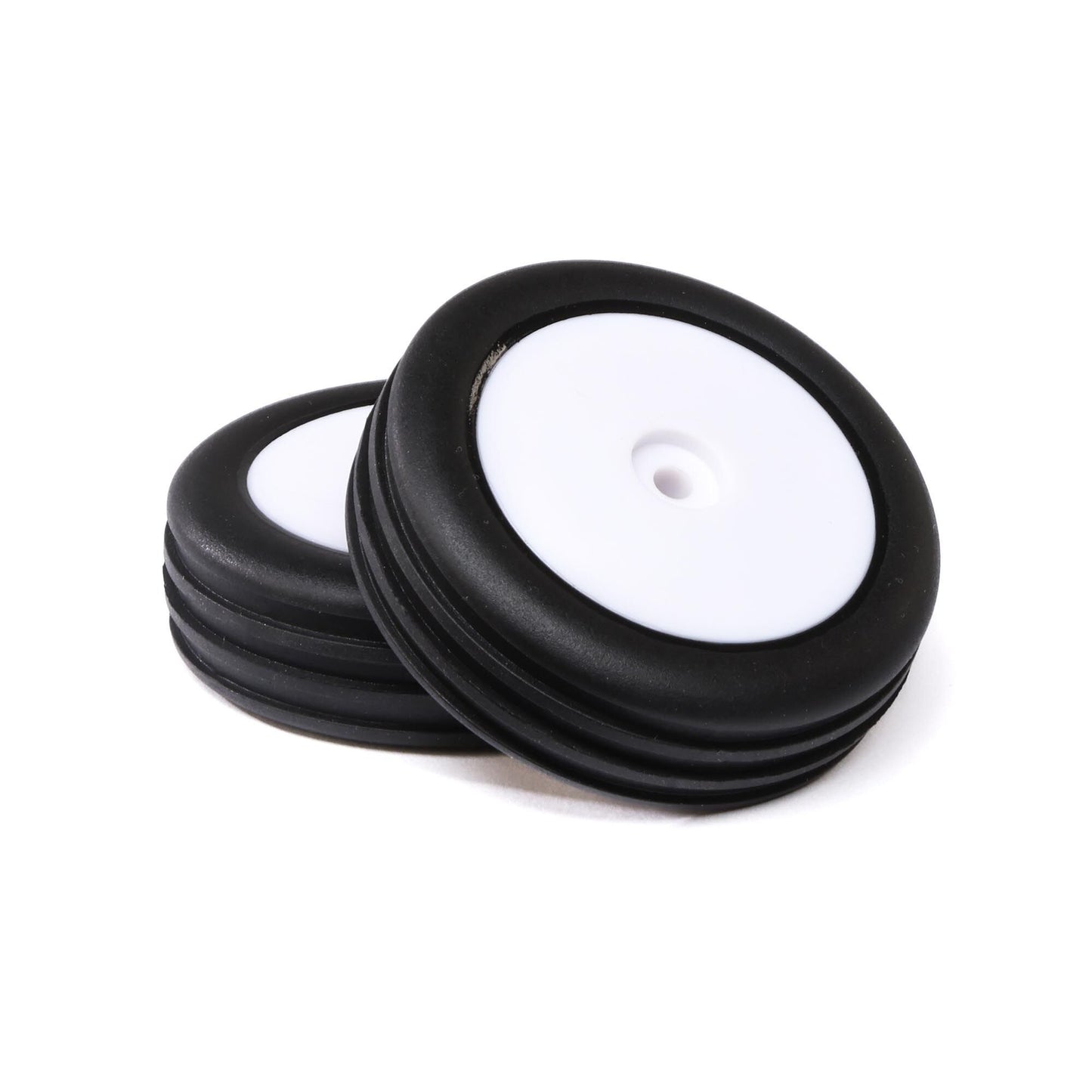 Wide Body Rib Front Mounted Tires White for Mini B (LOS41049)