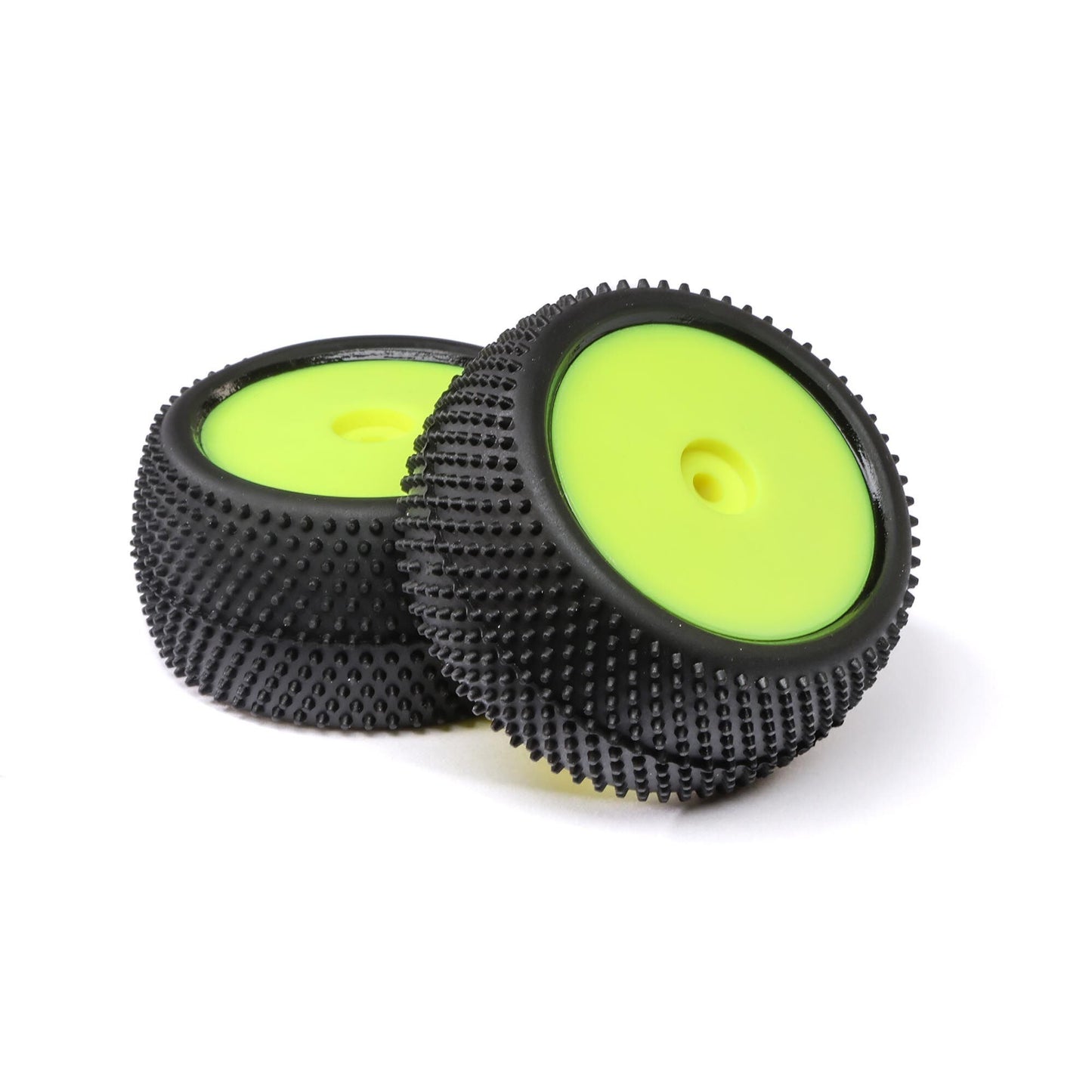 Big Shot Rear Mounted Tires Yellow for Mini B (LOS41050)