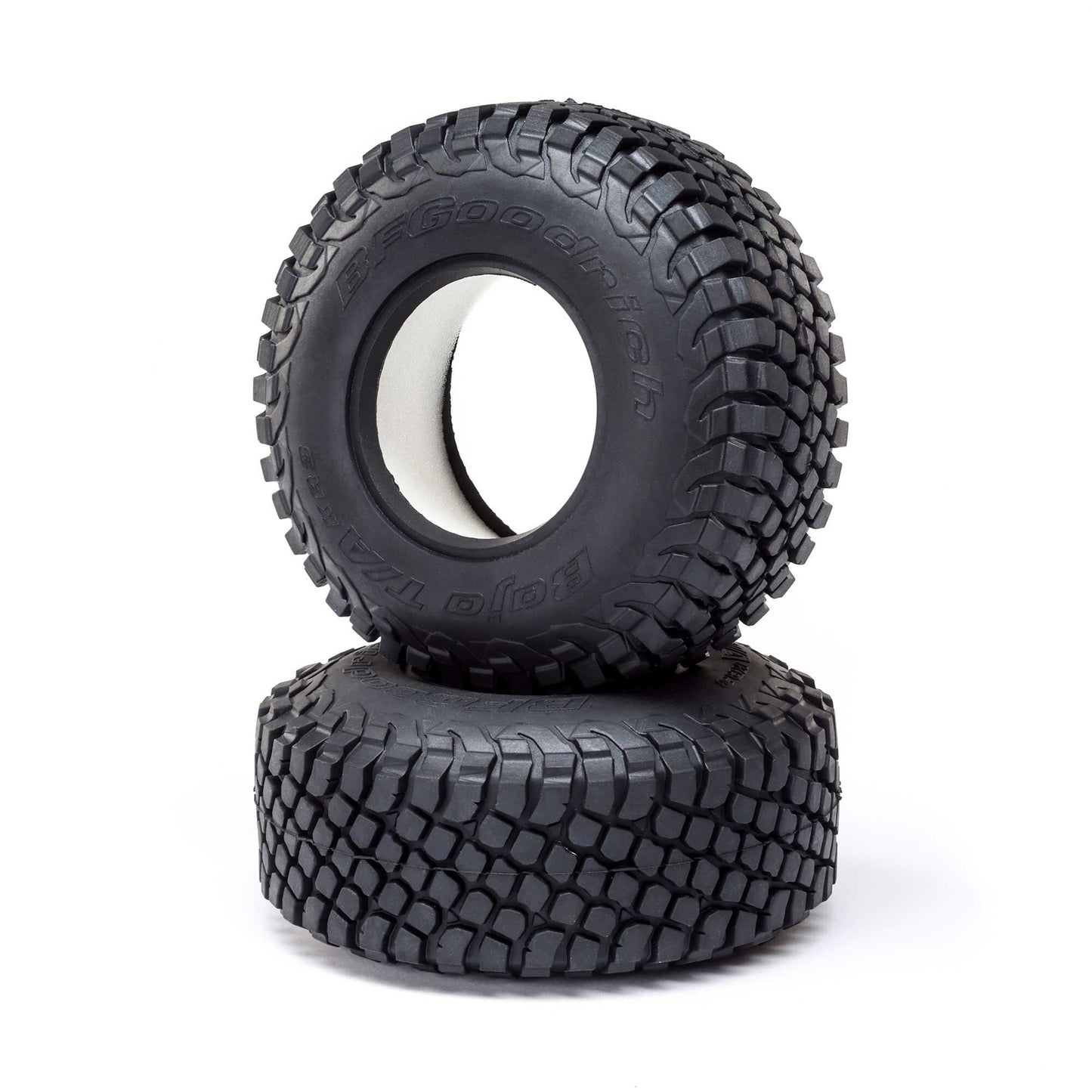 BFG KR3 Front and Rear Tires with Foam for 1/10 Baja Rey 2.0 (LOS43057)