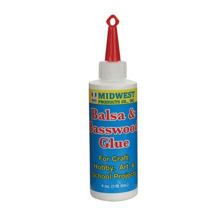 Balsa & Basswood Glue 4 oz (MID361)