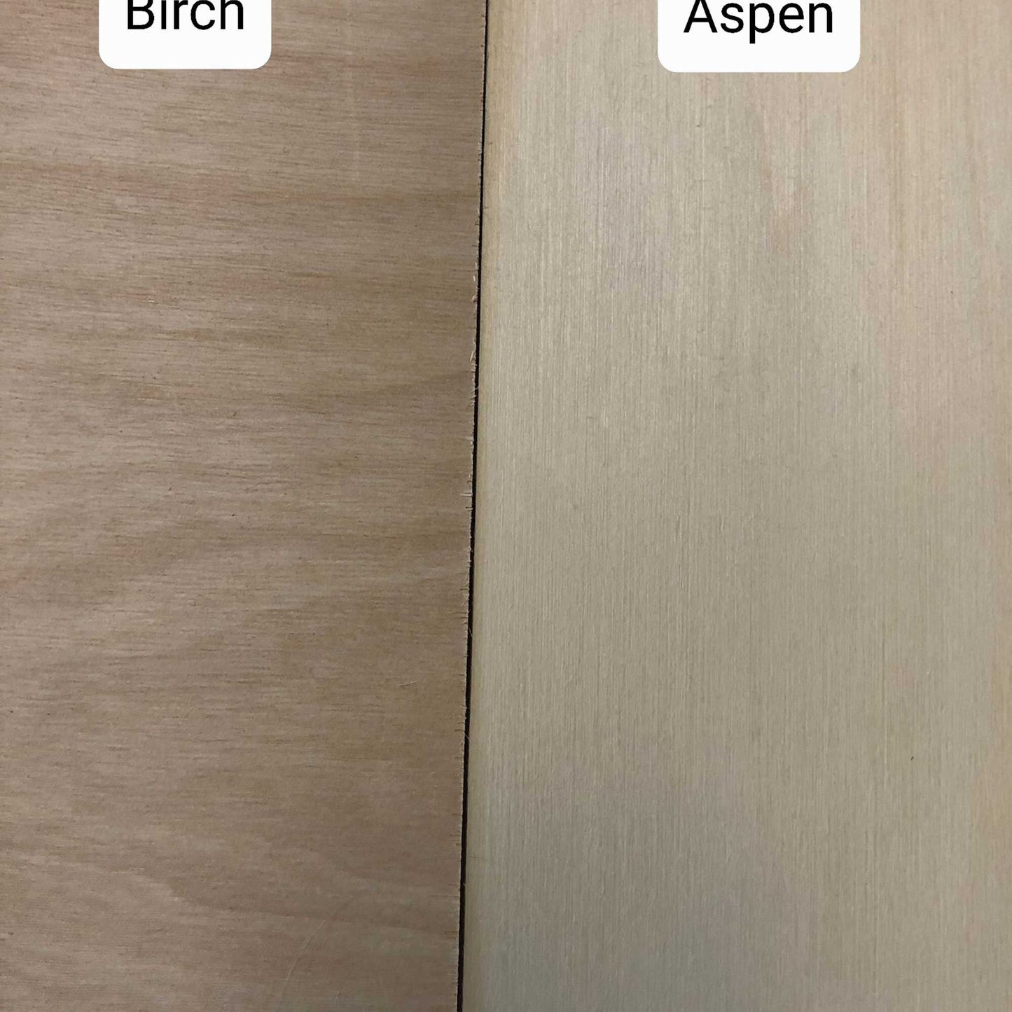Aspen Plywood 3mm x 6 x 12 Pack of Six Sheets (MID5404)
