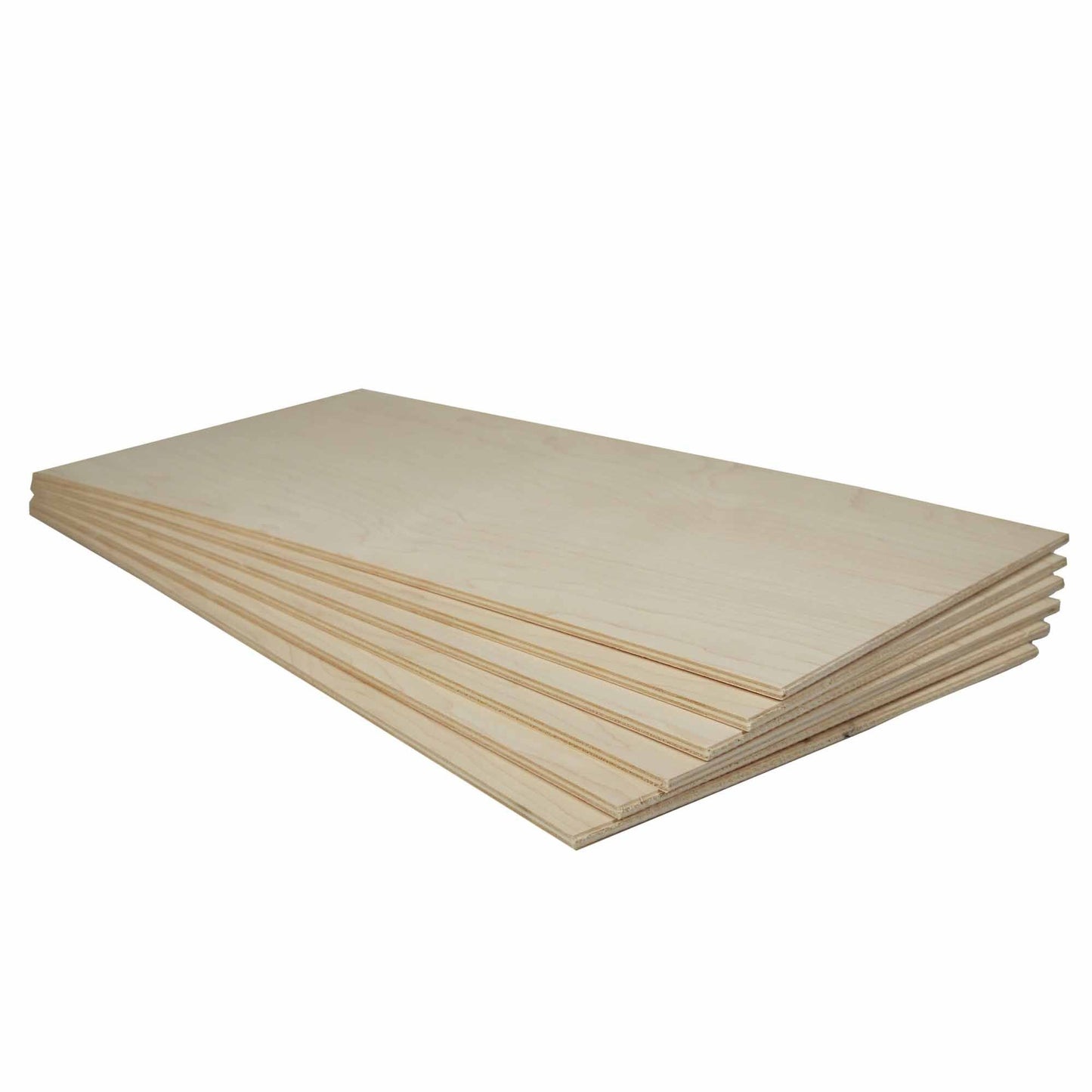 Maple Plywood 6mm x 12 x 24 Pack of 6 Sheets (MID5416)
