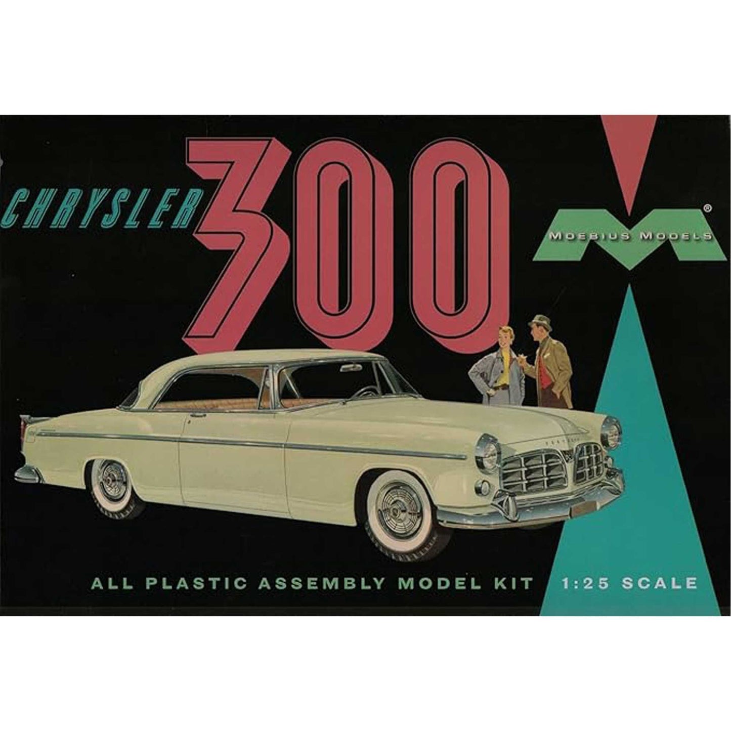 1/25 1955 Chrysler C300 Plastic Model Kit (MOE1201)