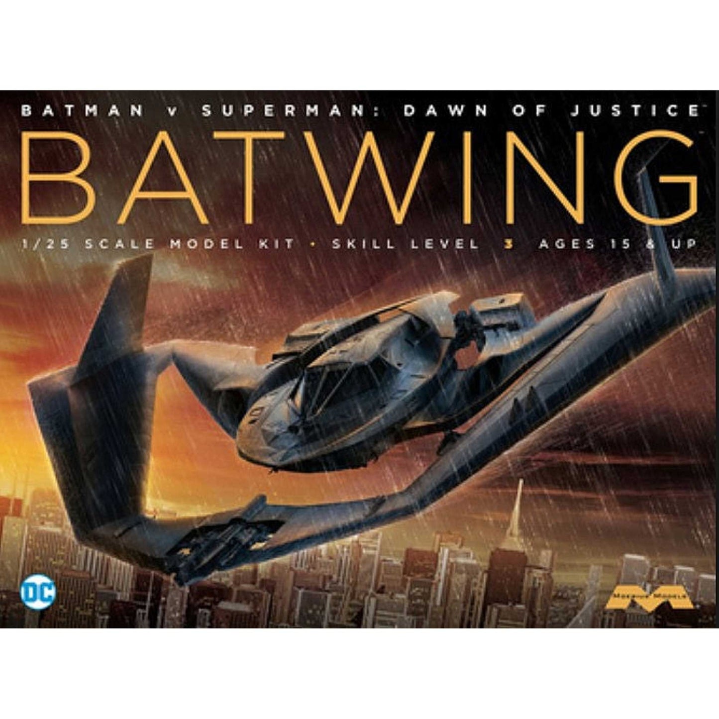 1/25 BvS Batplane Model (MOE969)