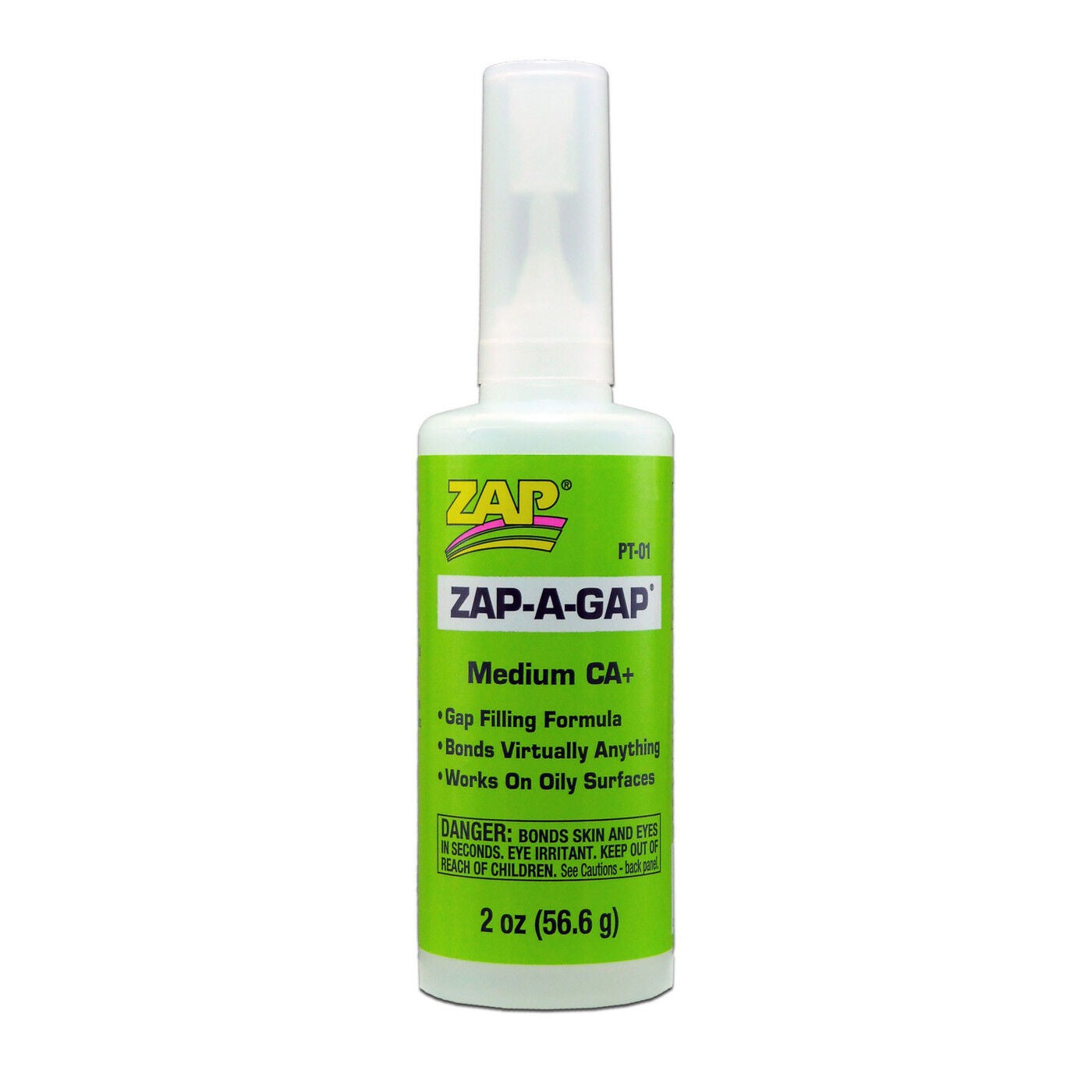 Zap-A-Gap Medium CA+ Glue 2 oz (PAAPT01)