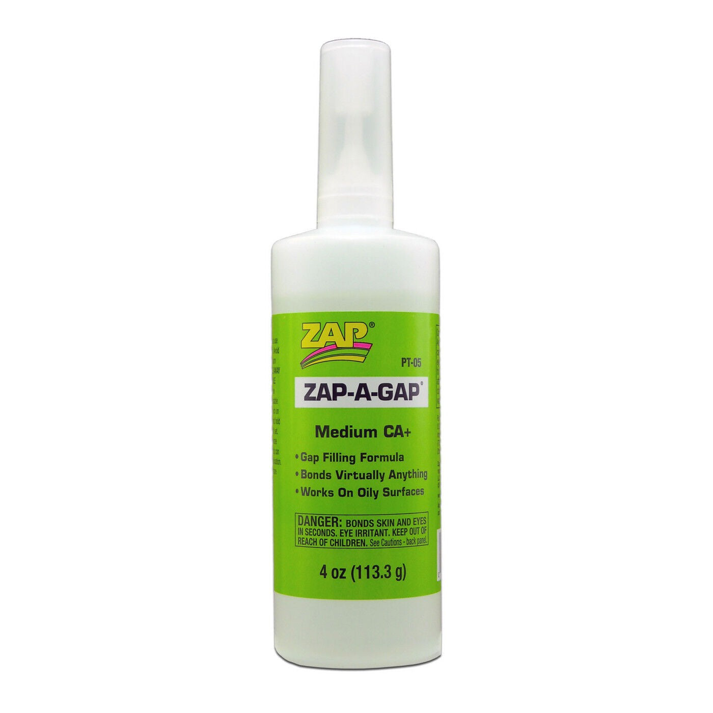 Zap-A-Gap Medium CA+ Glue 4 oz (PAAPT05)