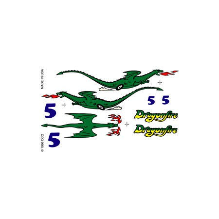 Dragonfire Decal Set (PIN308)