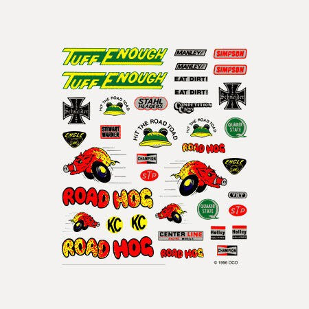Dry Transfer Decals for Off-Road Models (PIN315)