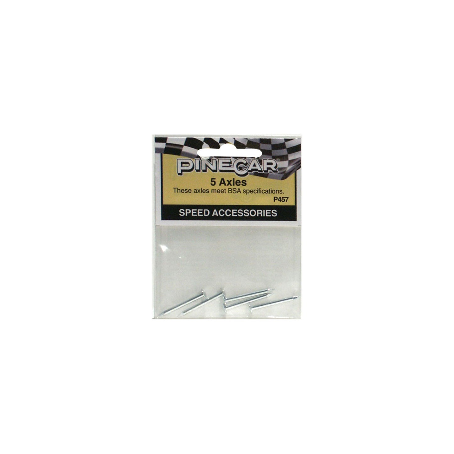 Pine Car Axles (5) (PIN457)