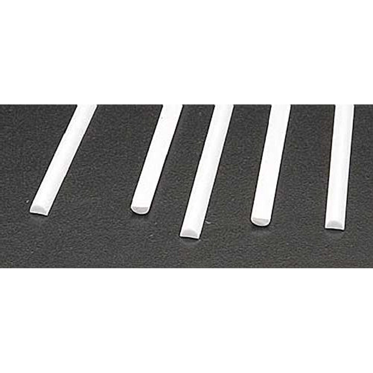 Half Round Styrene 1/8X1/4/10'' (PLS90884)