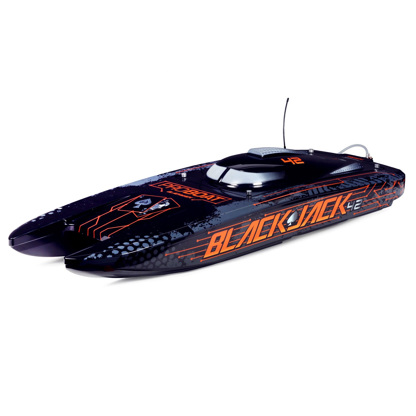 42" Blackjack 42 8S Catamaran Ready to Run (Black) (PRB08043T1)
