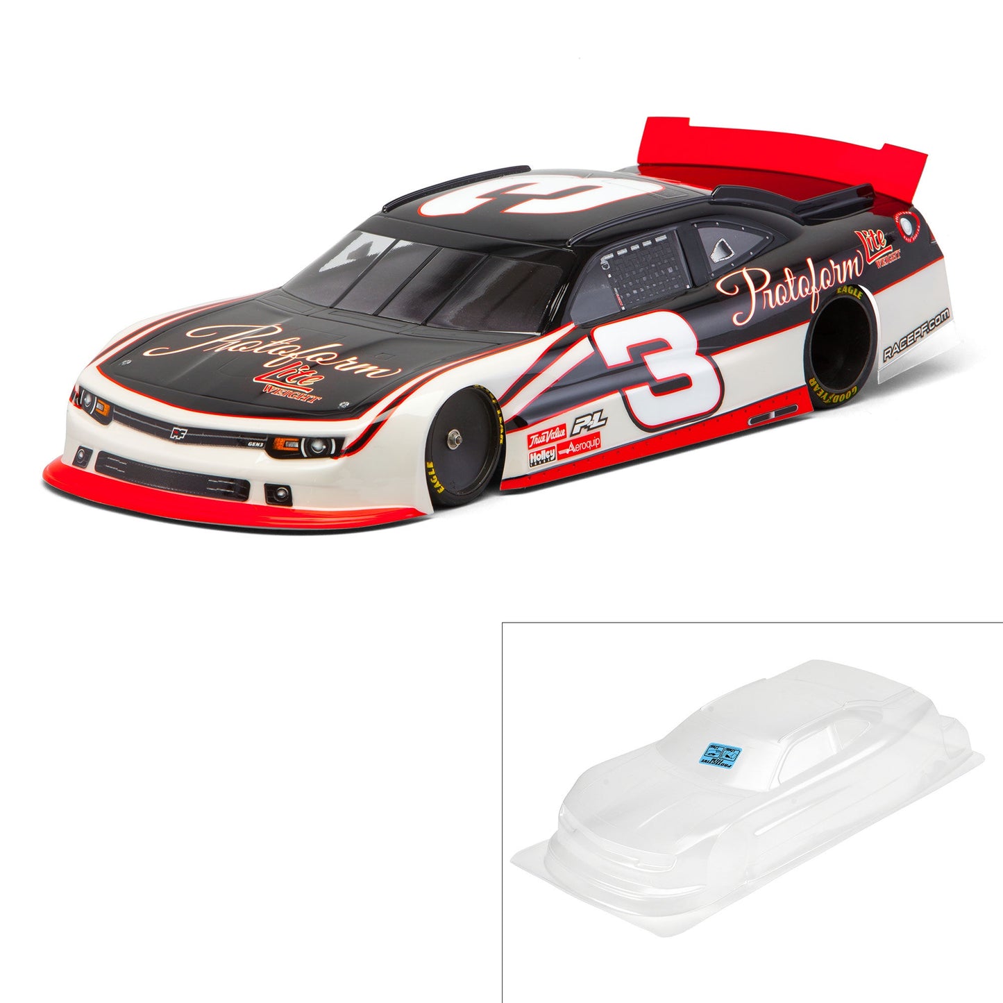 Gen3-C Light Weight Clear Body for Oval Chassis (PRM123725)