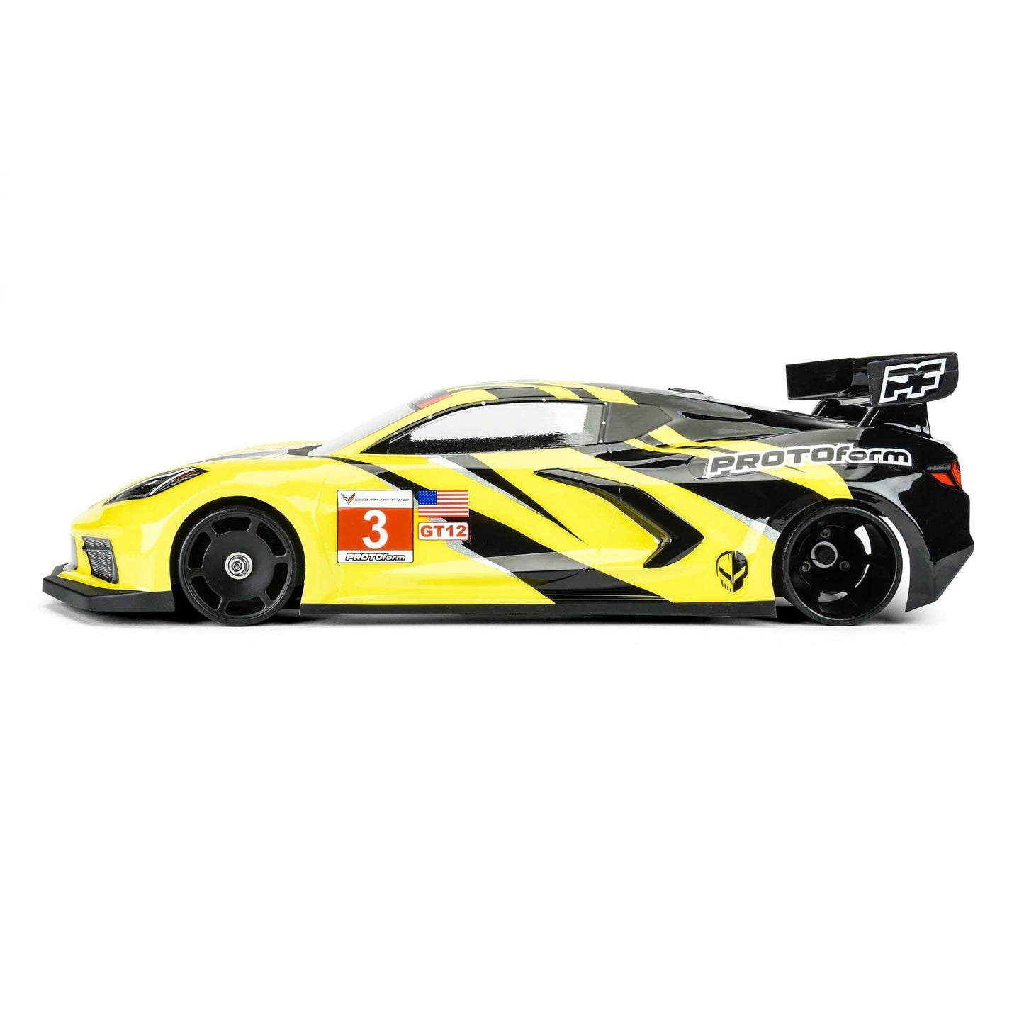 1/12 Chevrolet Corvette C8 Clear Body for GT12 (PRM157520)