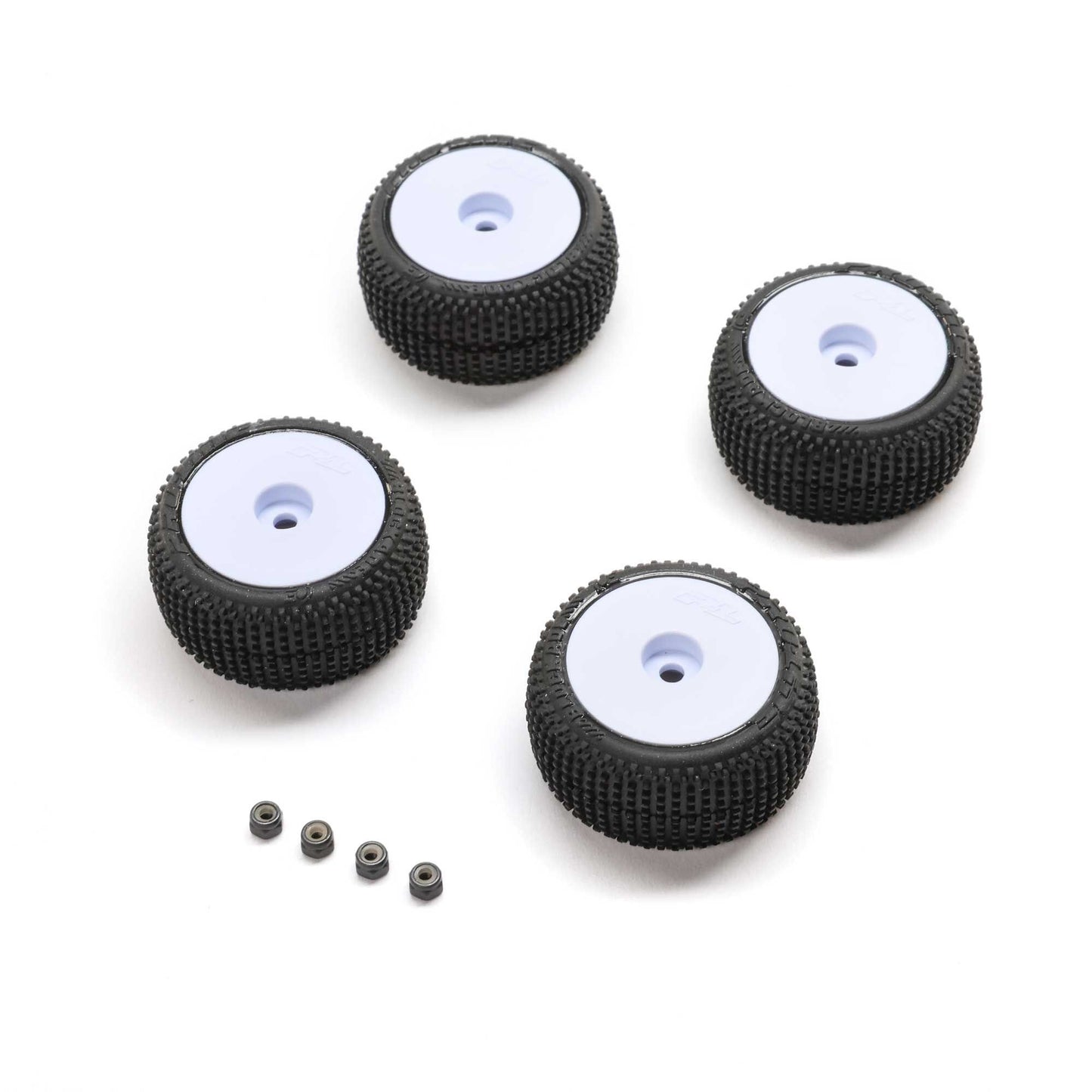 Blockade Tire, Proline OE, Wheel, White, Mounted: Micro-T