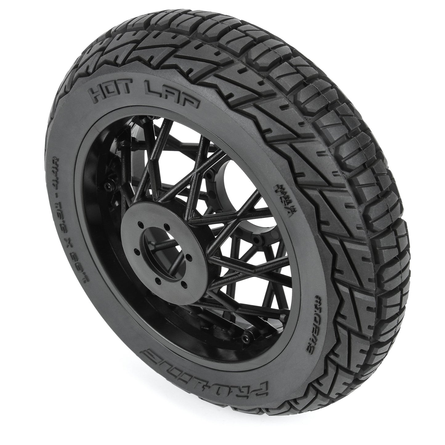 Hot Lap S3 Compound Premounted Rear Tire with Black Supermoto Wheel for Promoto-MX (PRO1024310)_5