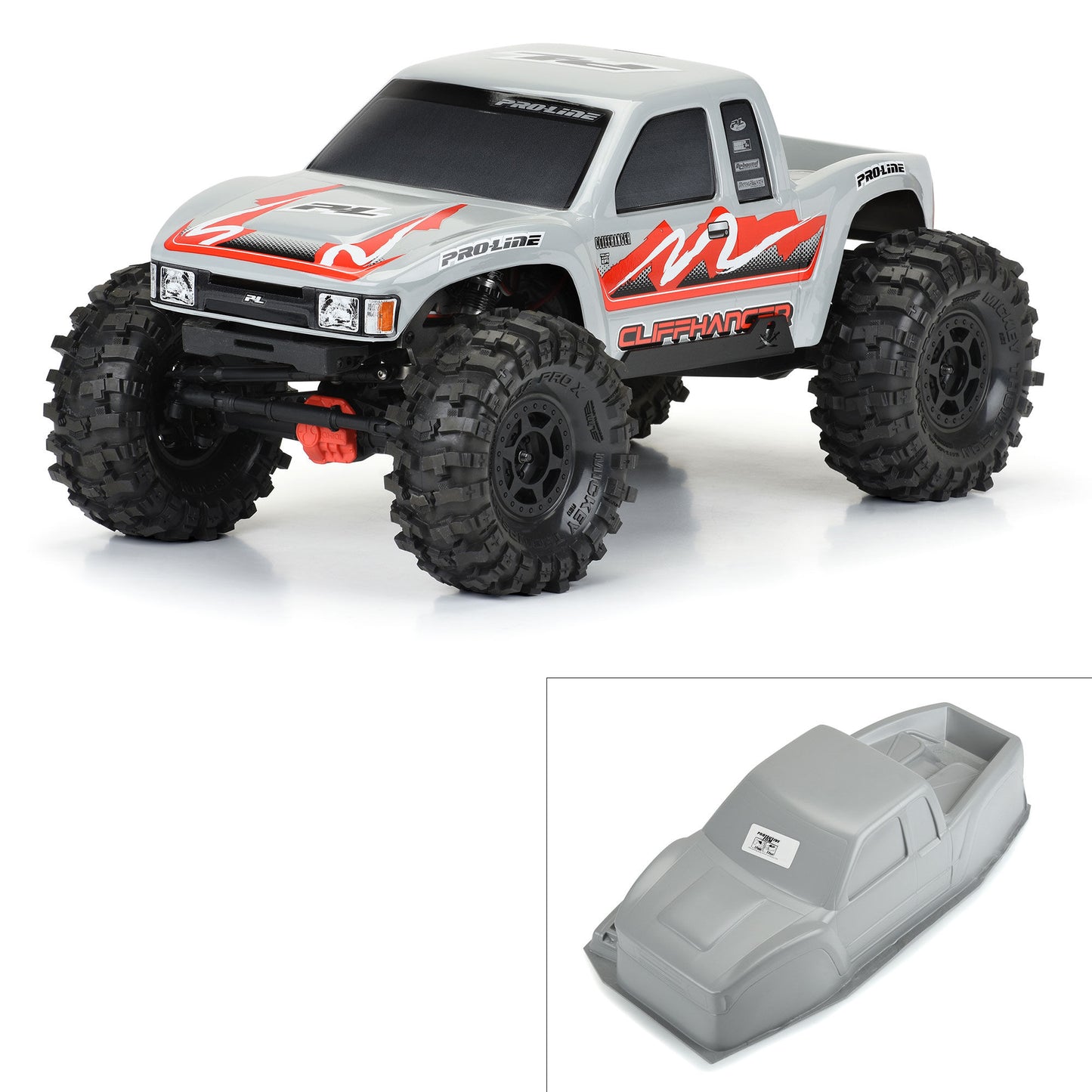 Cliffhanger HP Stone Gray Body with 12.3" Wheelbase for 1/10 Rock Crawler (PRO356614)_1