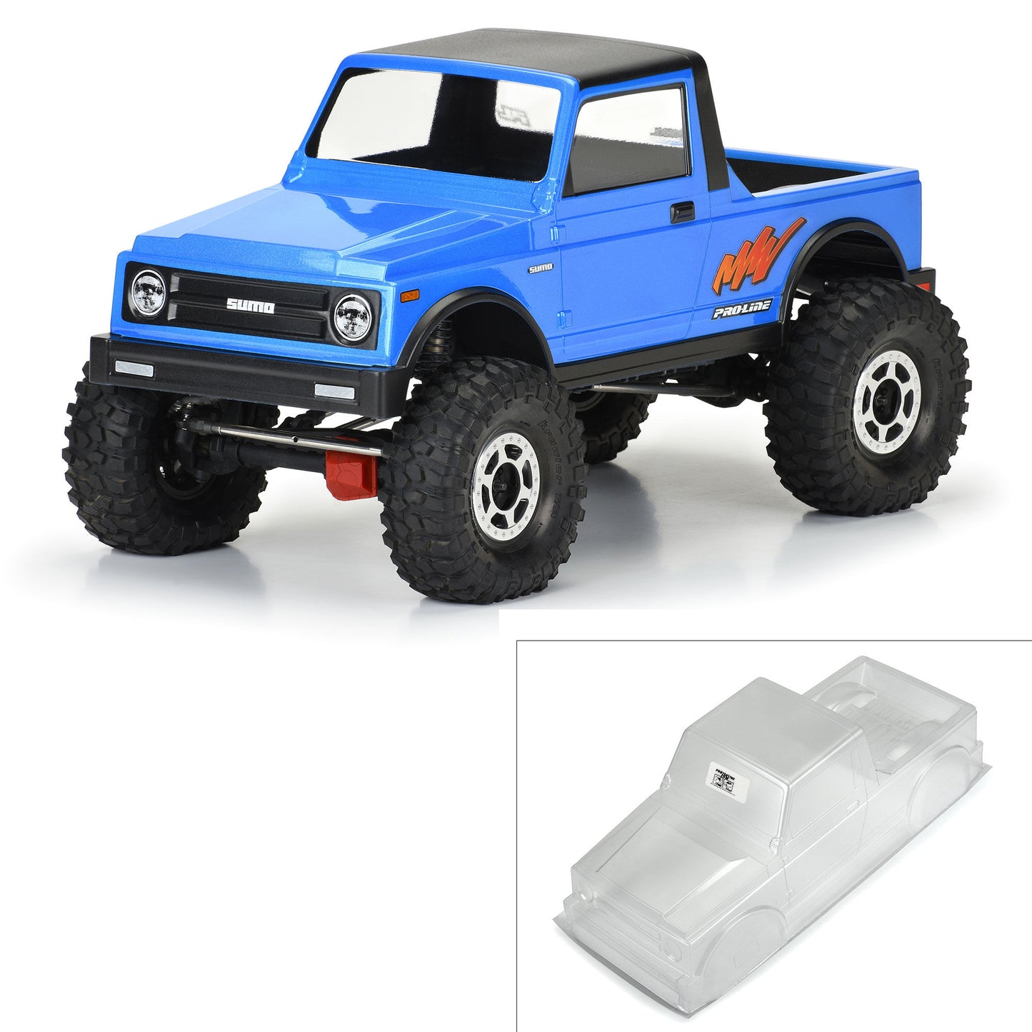 Sumo L Clear Body with 12.3" Wheelbase for 1/10 Rock Crawler (PRO360900)_1