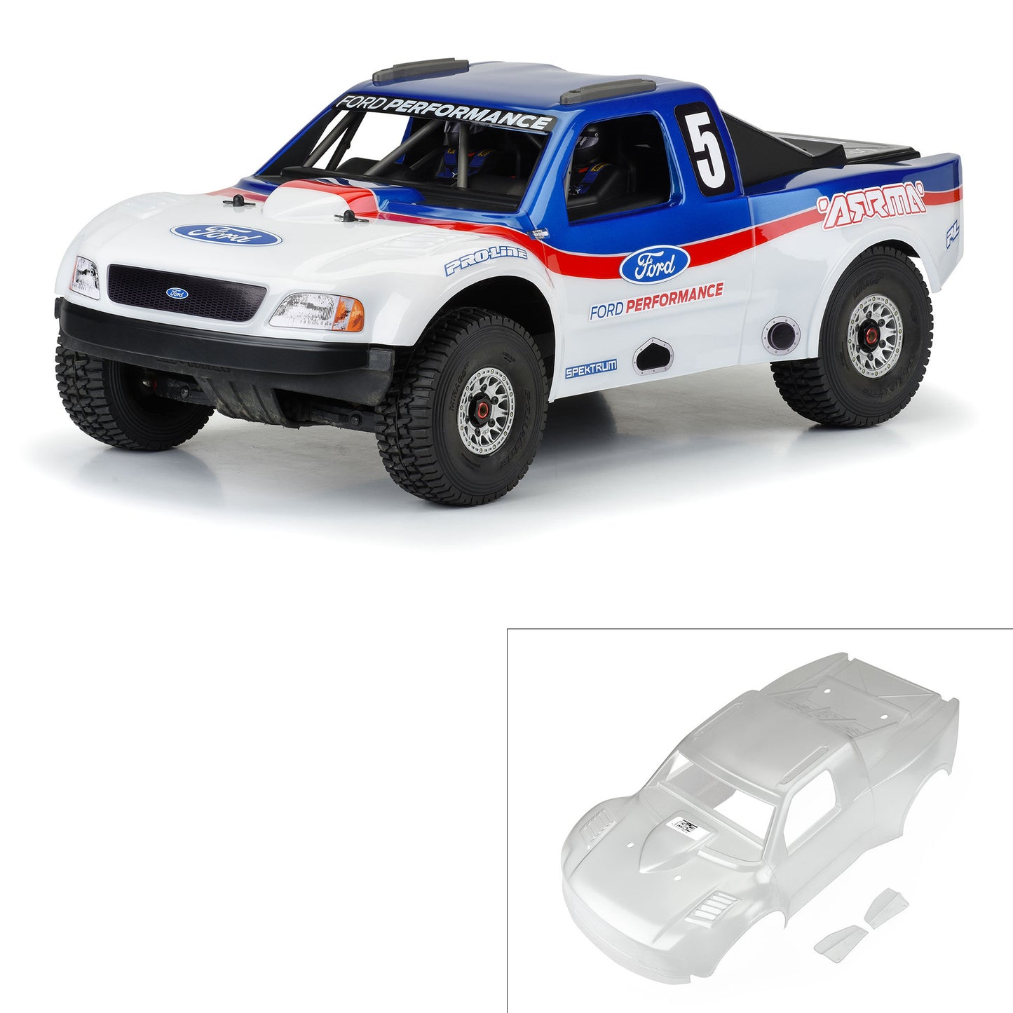 1997 Ford F-150 Short Course Clear Body for Mojave 6S (PRO361817)_1