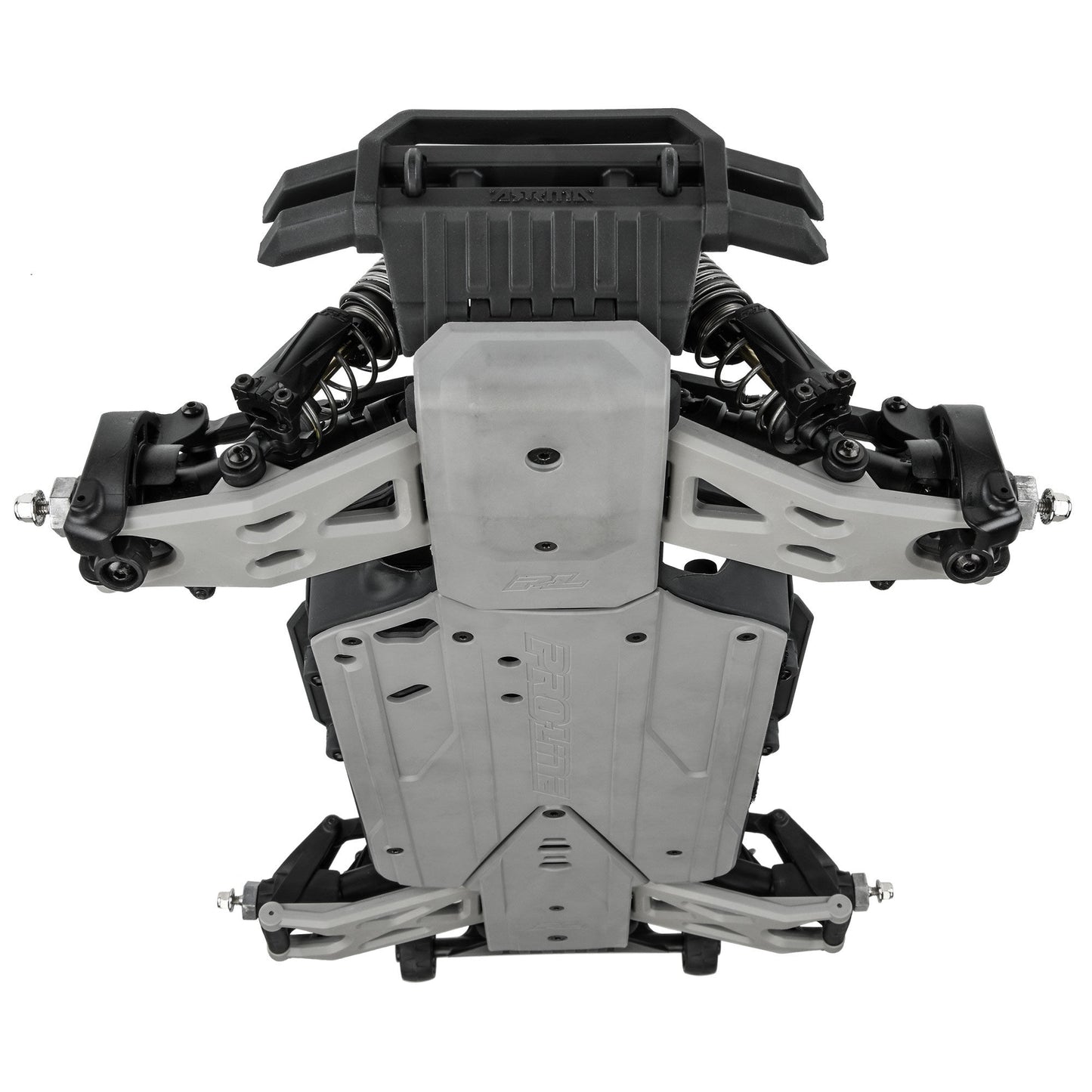 Bash Armor Front/Rear Skid Plates Stone Gray for Arrma 3S Vehicles (PRO639505)_5