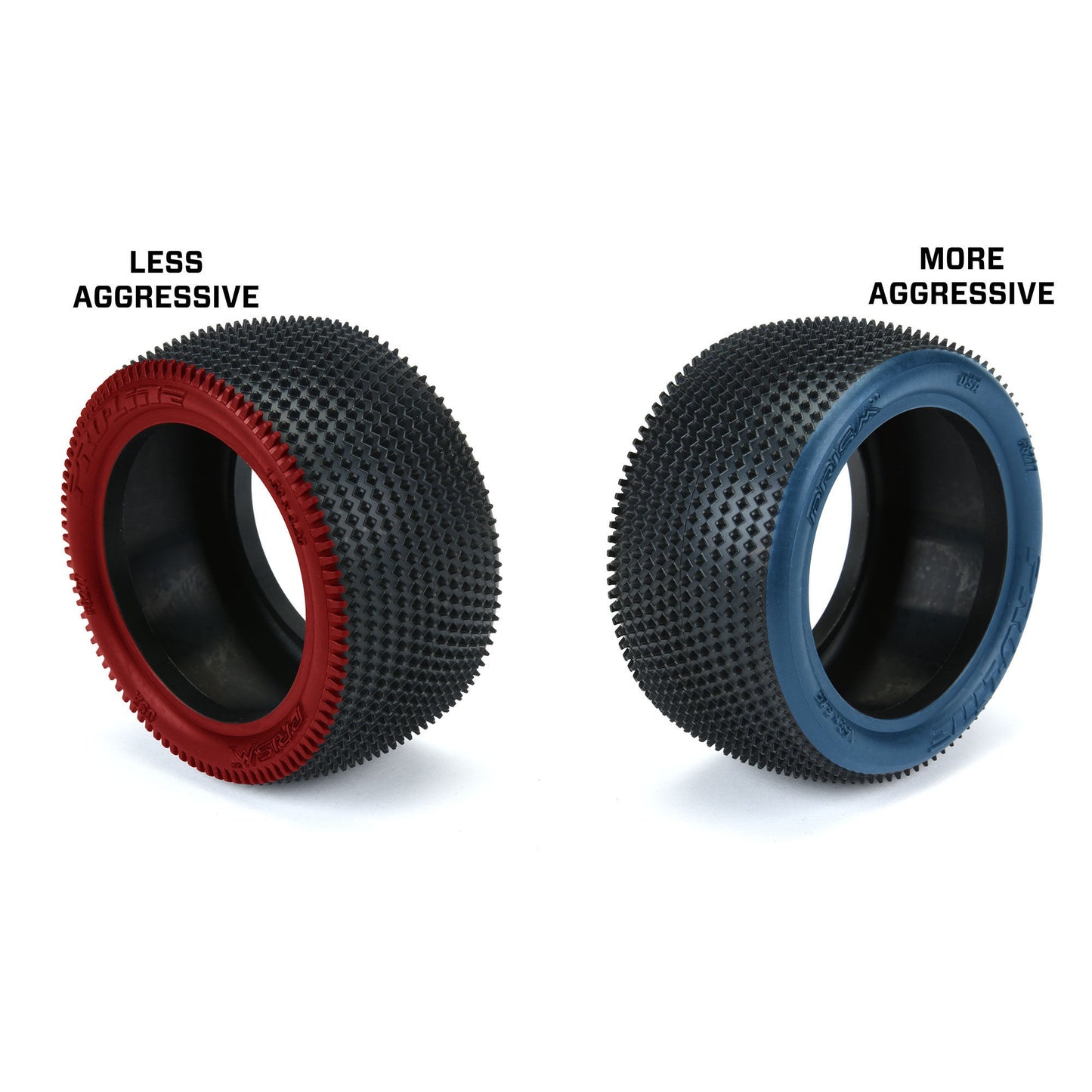 2.2" Prism 2.0 CR3 Compound Rear Tires for 1/10 Carpet Buggy (2) (PRO8277303)