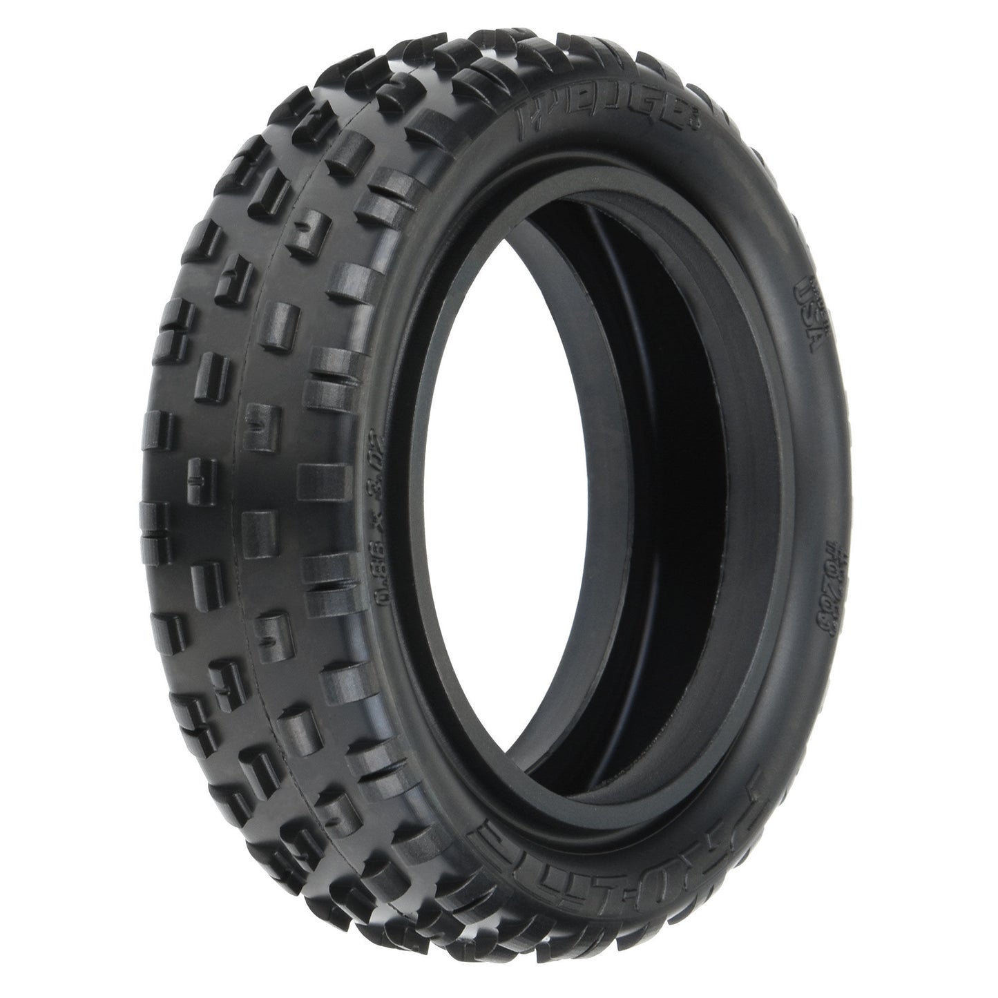 2.2" Wedge Gen 3 CR3 Compound Front Tires for 1/10 2WD Carpet Buggy (2) (PRO8283303)_1