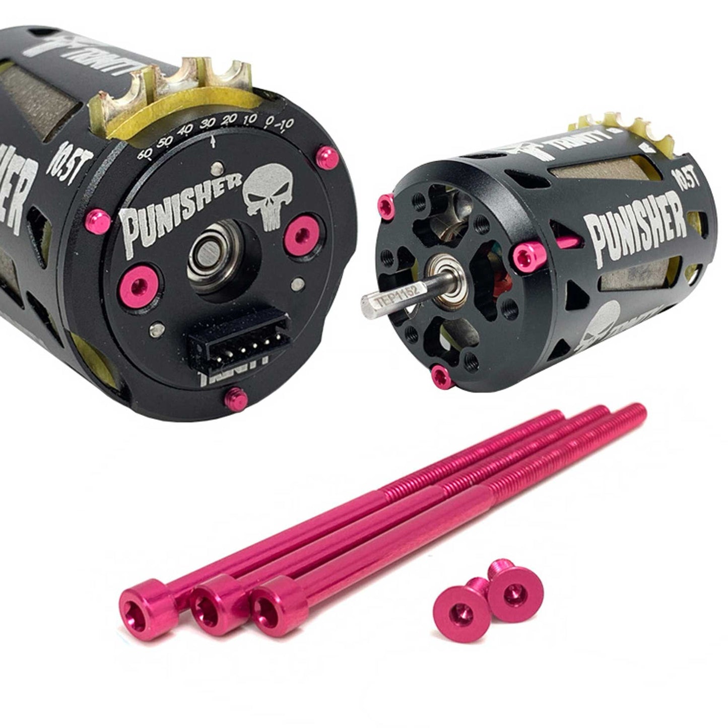 Punisher Motor Aluminum Screw Set Pink (5) (PUN1031P)