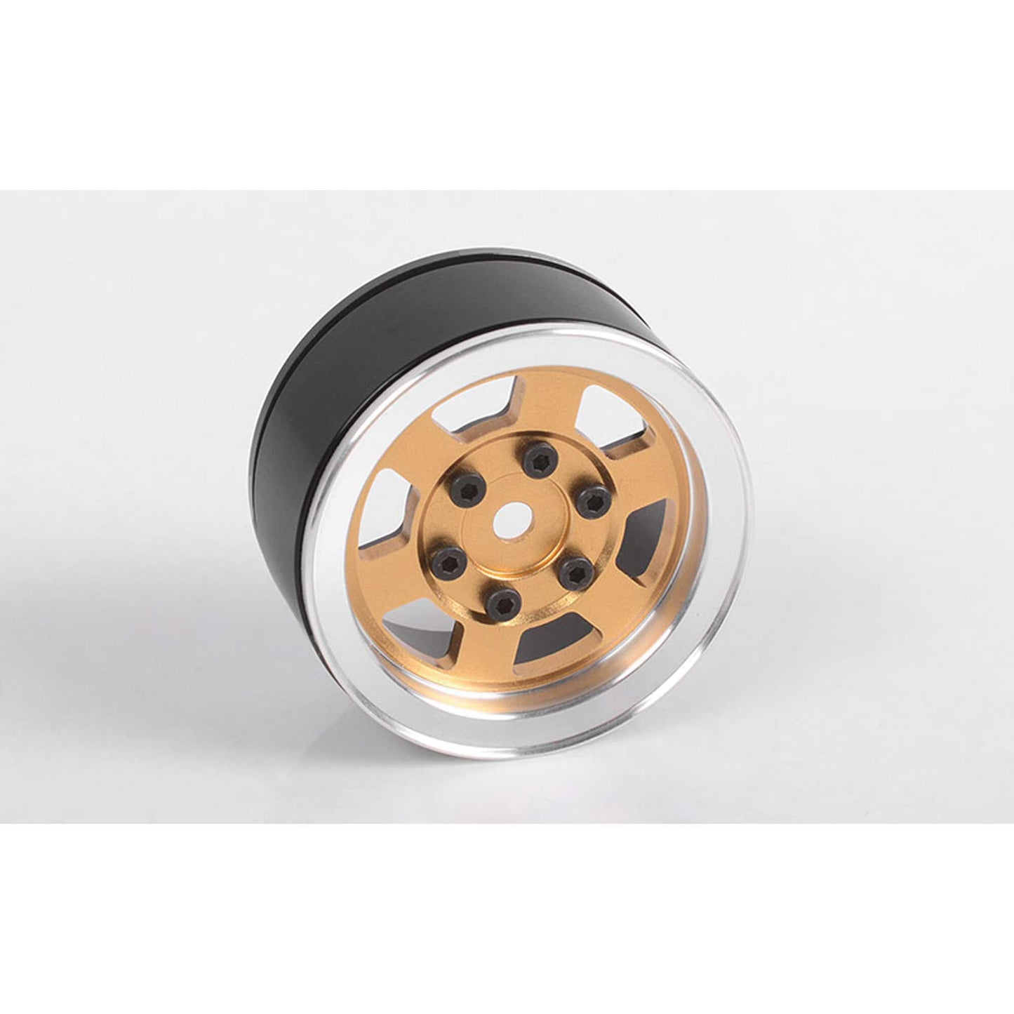 1/10 Six-Spoke 1.55" Internal Beadlock Wheel (Gold) (RC4VVVC0809)