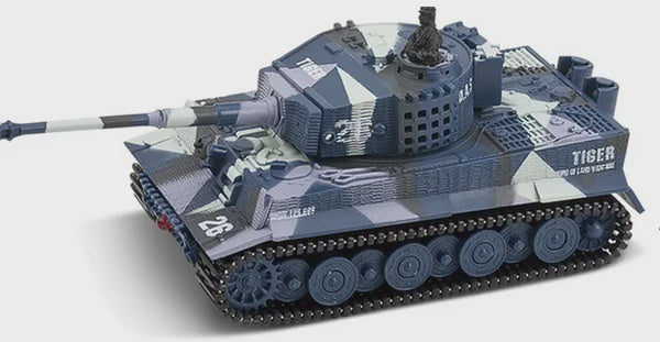 1/72 14-Channel Tiger RC Tank Ready to Run with Battery and Charger (Blue) (RCP2117-3)