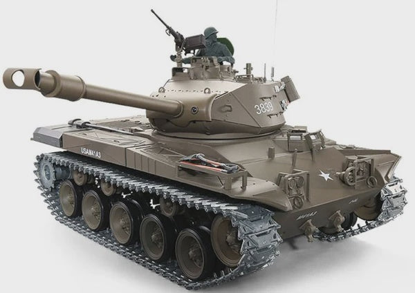 1/16 V6 M41 "Walker Bulldog" RC Battle Tank Ready to Run with Battery and Charger (Pro Version) (RCP3839-FULLPRO)
