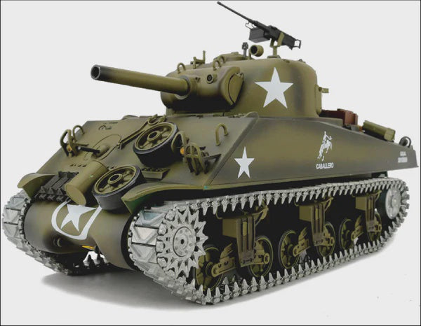 1/16 V7 M4A3 Sherman RC Battle Tank Ready to Run with Battery and Charger (Full Pro Version) (RCP3898-FULLPRO)