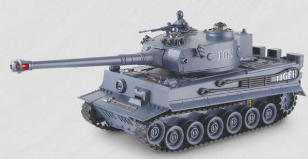 1/28 Tiger I RC Battle Tank and Bunker Accessory Ready to Run with Battery and Charger (RCP99867)