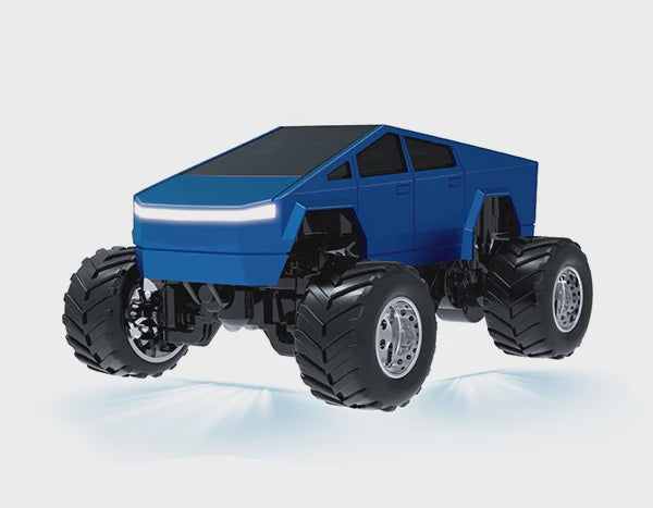 1/64 Diecast RC Cybertruck Ready to Run with App Control (Blue) (RCPHG4-232BL)