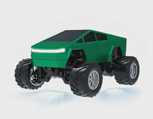 1/64 Diecast RC Cybertruck Ready to Run with App Control (Green) (RCPHG4-232G)
