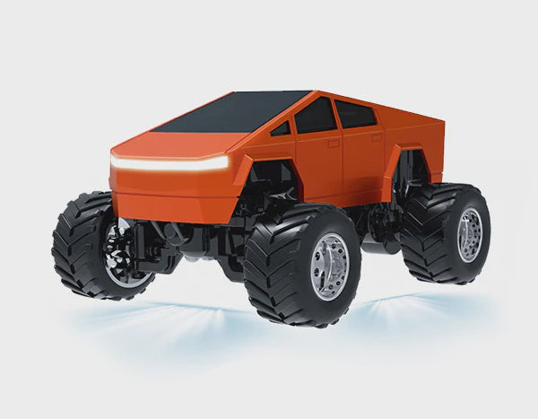 1/64 Diecast RC Cybertruck Ready to Run with App Control (Orange) (RCPHG4-232OR)
