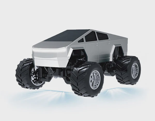 1/64 Diecast RC Cybertruck Ready to Run with App Control (Silver) (RCPHG4-232)