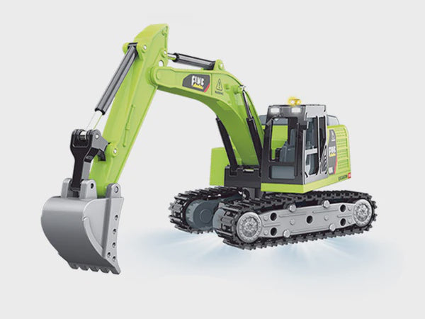 1/64 Diecast RC Excavator Ready to Run with App Control (Green) (RCPHG4-301G)