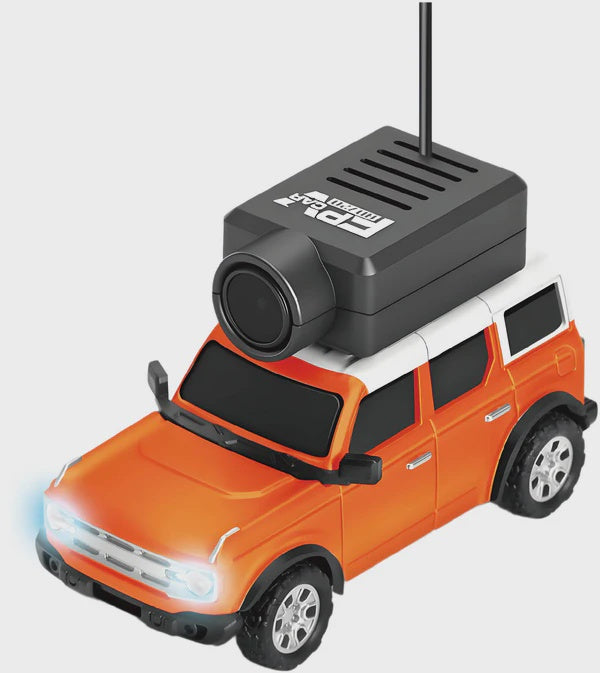 1/64 Diecast 720P FPV RC Truck Ready to Run with App Control (Orange) (RCPMGIZFPV-OR)