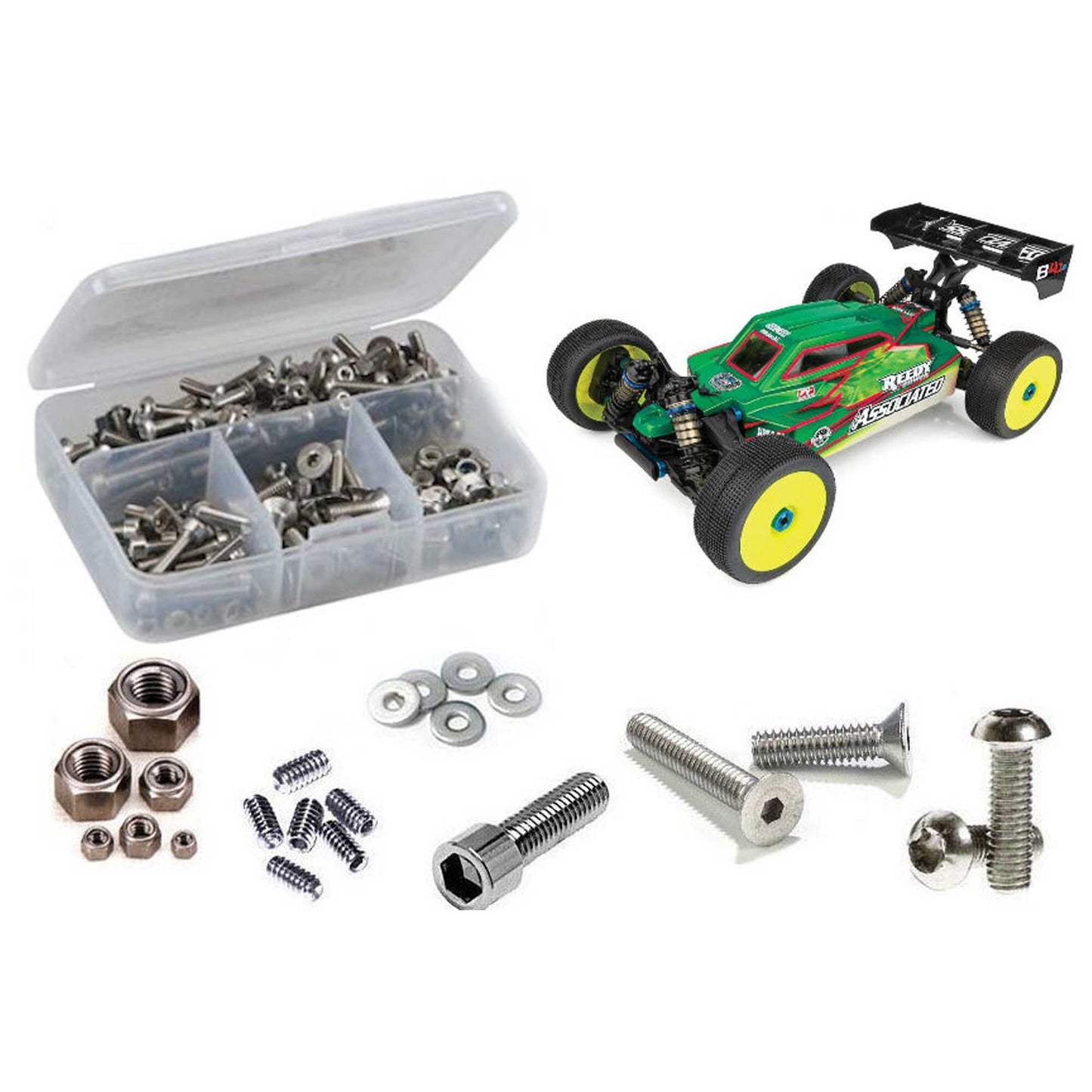 Associated RC8B4.1e Stainless Steel Screw Kit (RCZASC139)