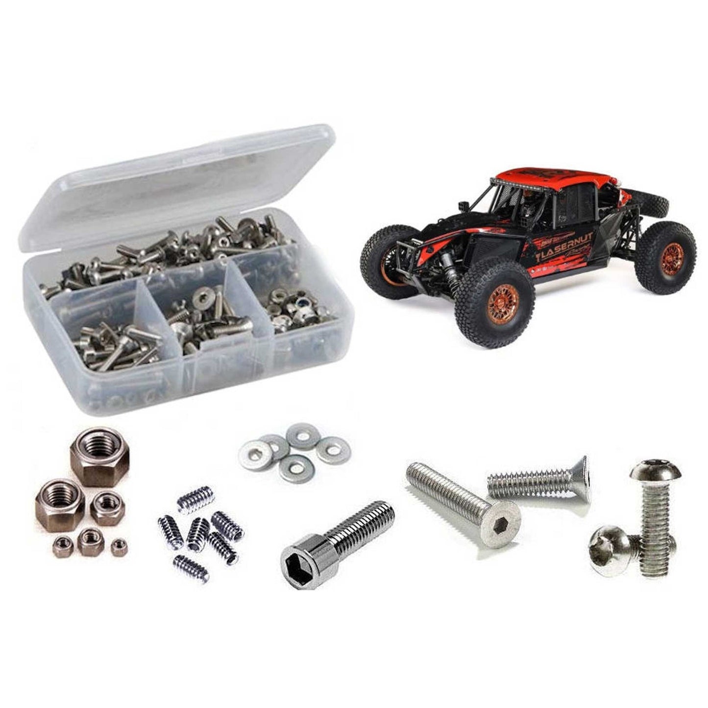 Stainless Steel Screw Kit for 1/6 Losi 8IGHT-X Super Lasernut (RCZLOS144)
